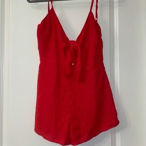 Red medium sized romper!